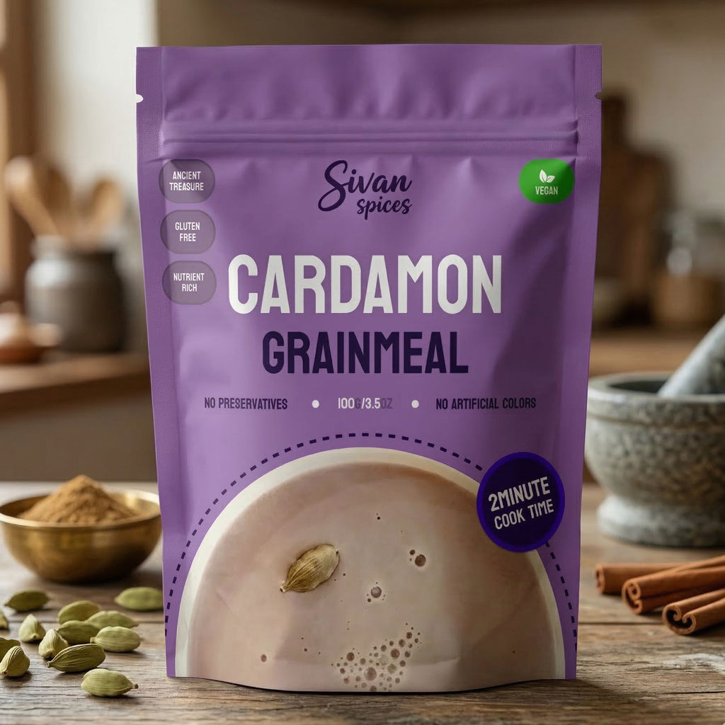 Cardamom GrainMeal - Mixed Rice & Millet cardamom flavored drink powder
