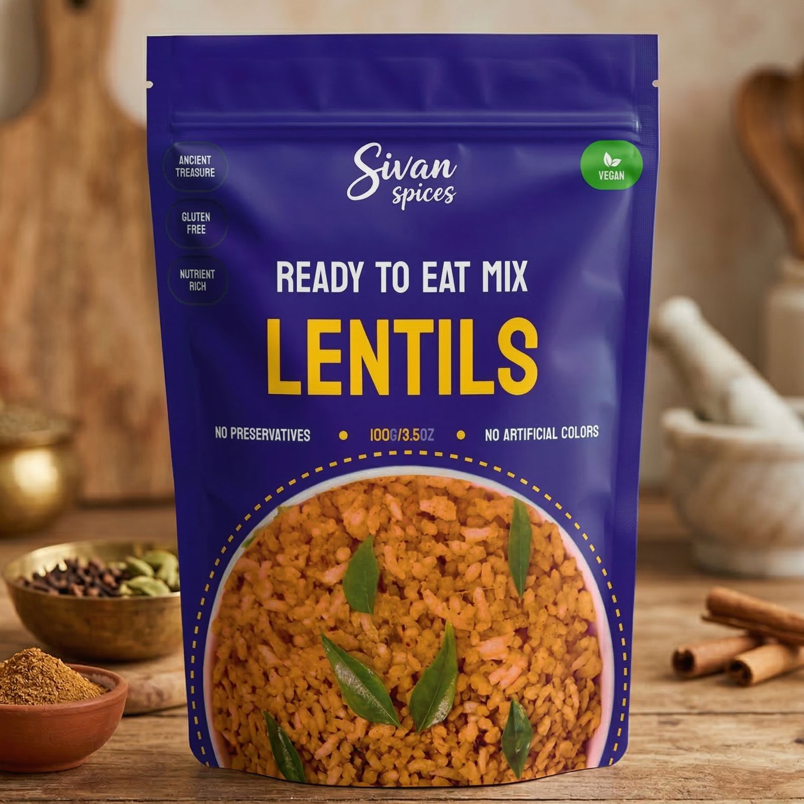 Lentil Instant Mix (aka Paruppu Podi)